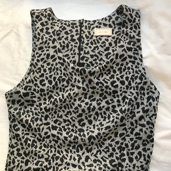 Leopard Print A-line Dress - Picture 4 of 7